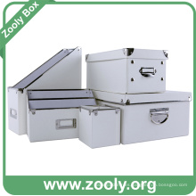 Classic White Caja de almacenamiento de la Oficina / Caja Organizador de escritorio